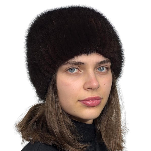 Real Fur Hat Women, Winter Mink Hat, Furry Hats Style Beanie