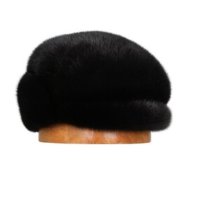 Mens Fur Hat - Russian Fur Hat - Mink Cap