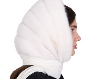 Fur Scarf - Mink Shawl Womens
