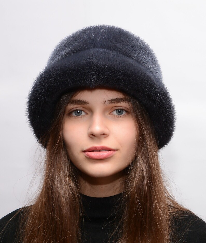 Women's Hat mink hat fur hat winter hat fur bucket hat Etsy