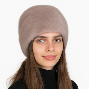 Women&#39;s Fur Hat - Mink Hat &quot;Kubanka&quot;