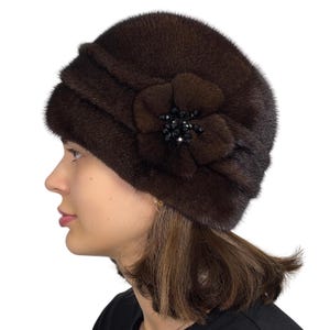 Women&#39;s Fur Hat &quot;Ball&quot; - Mink Hats