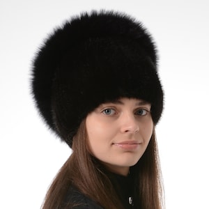 Fur Hat - Arctic Fox Fur Hat - Mink Hat
