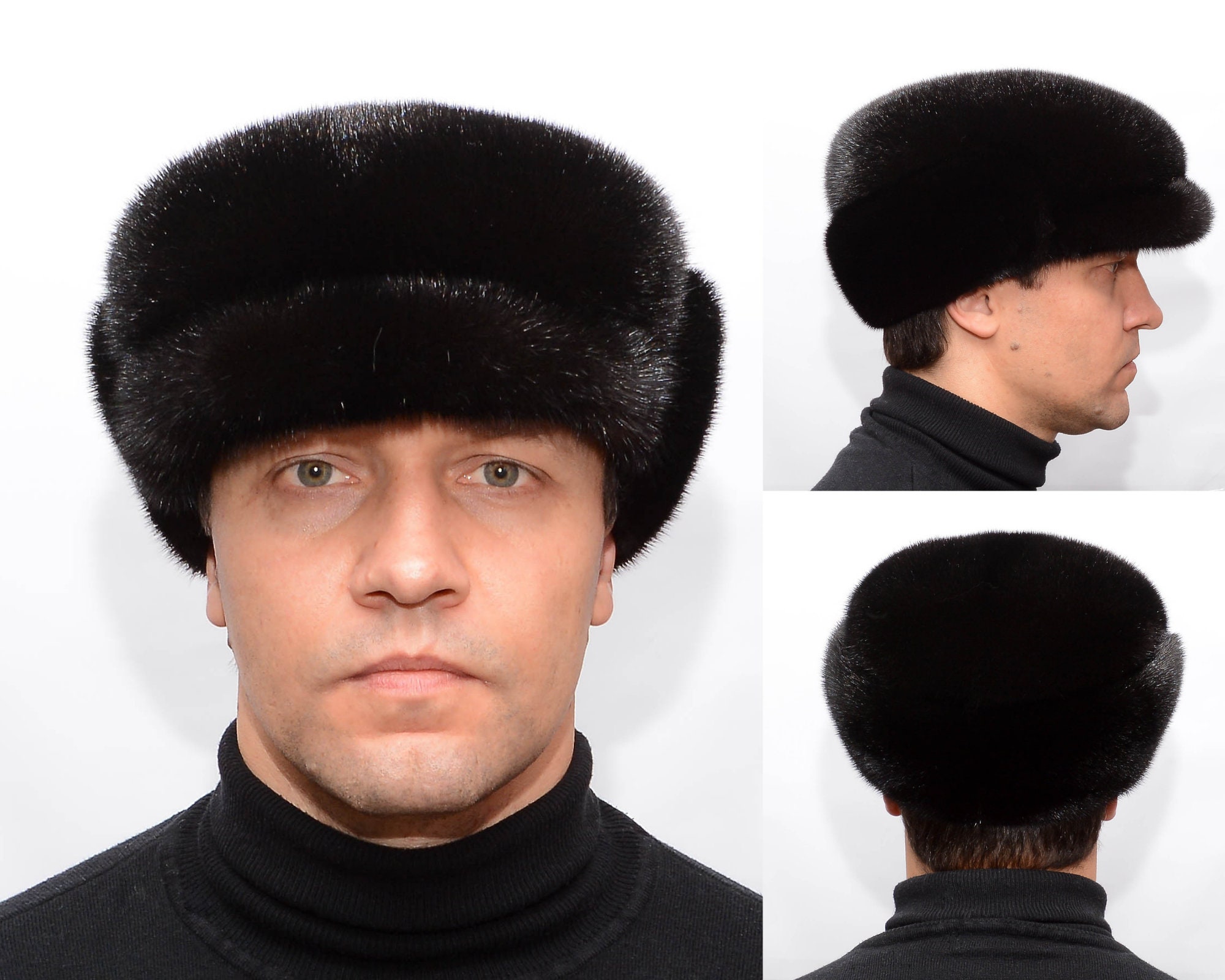 snow fur hat
