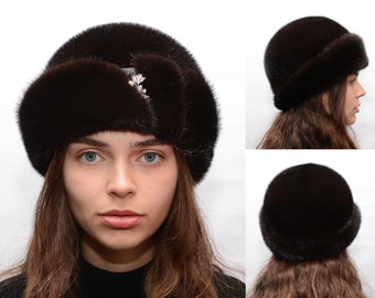 Babushka Fur Hat - Etsy