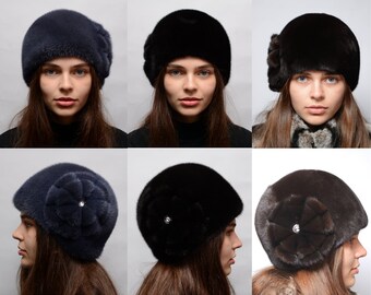 Babushka Fur Hat - Etsy