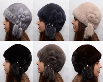 Babushka Fur Hat - Etsy