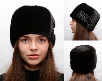 Babushka Fur Hat - Etsy
