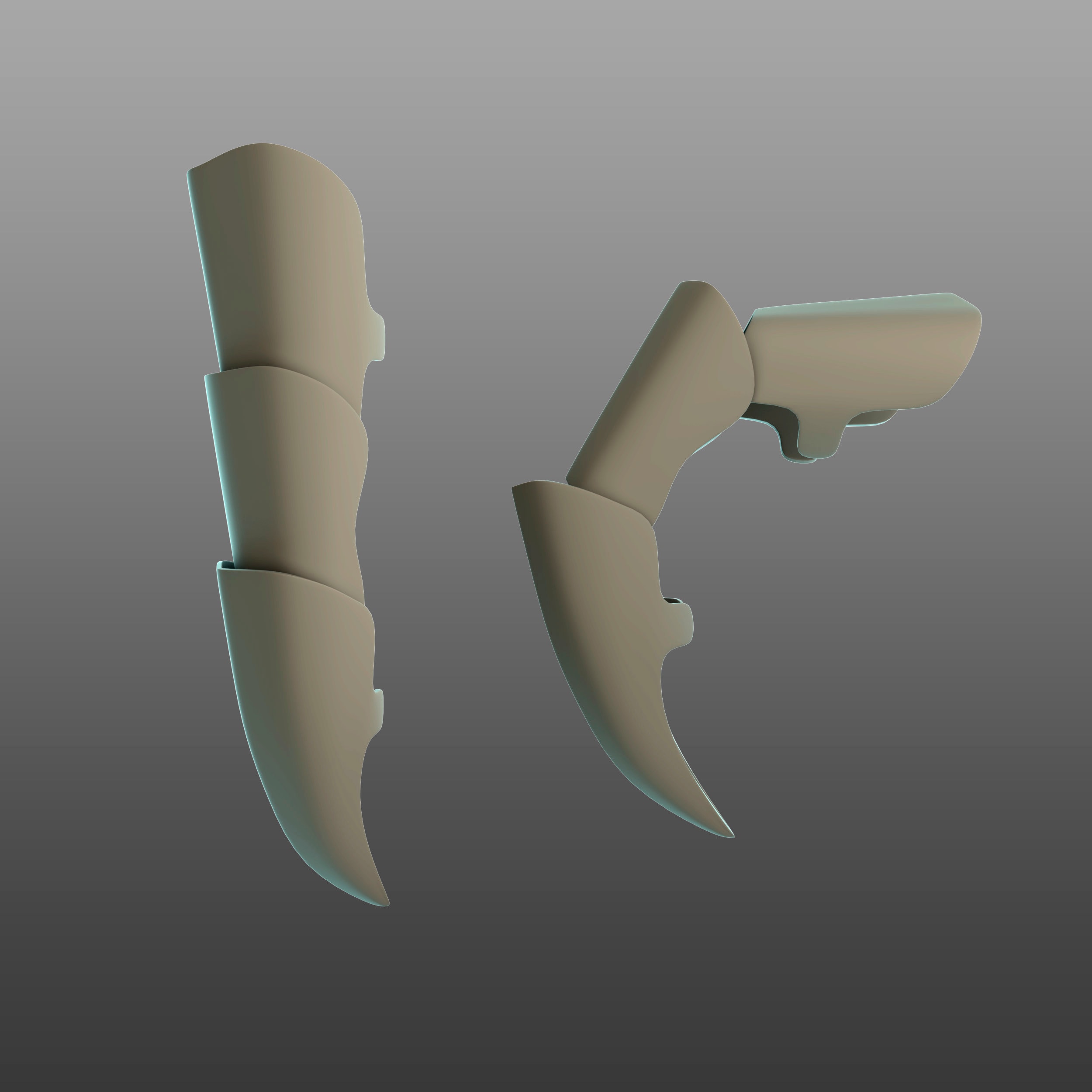 Detailed articulated Finger Claw 3D model Etsy