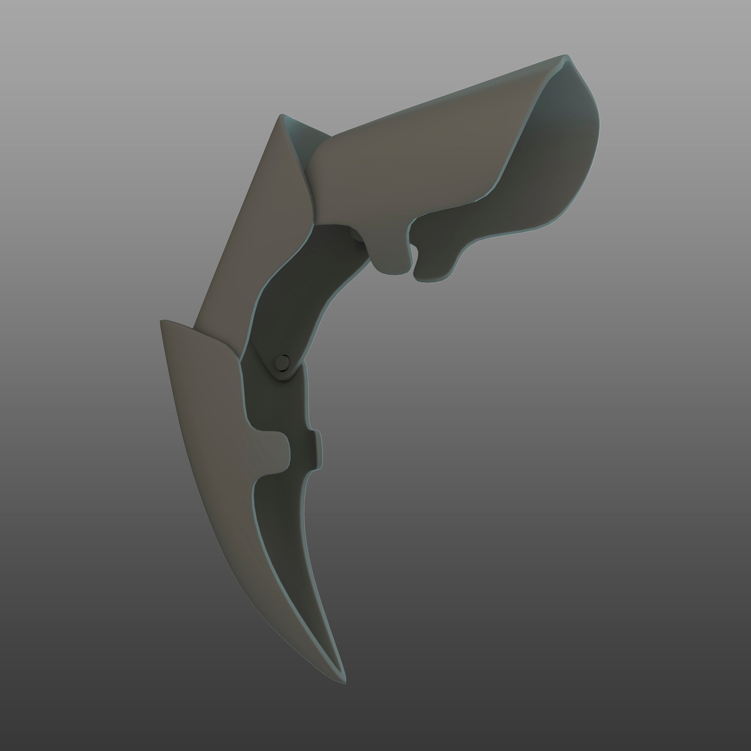 Detailed articulated Finger Claw 3D model Etsy