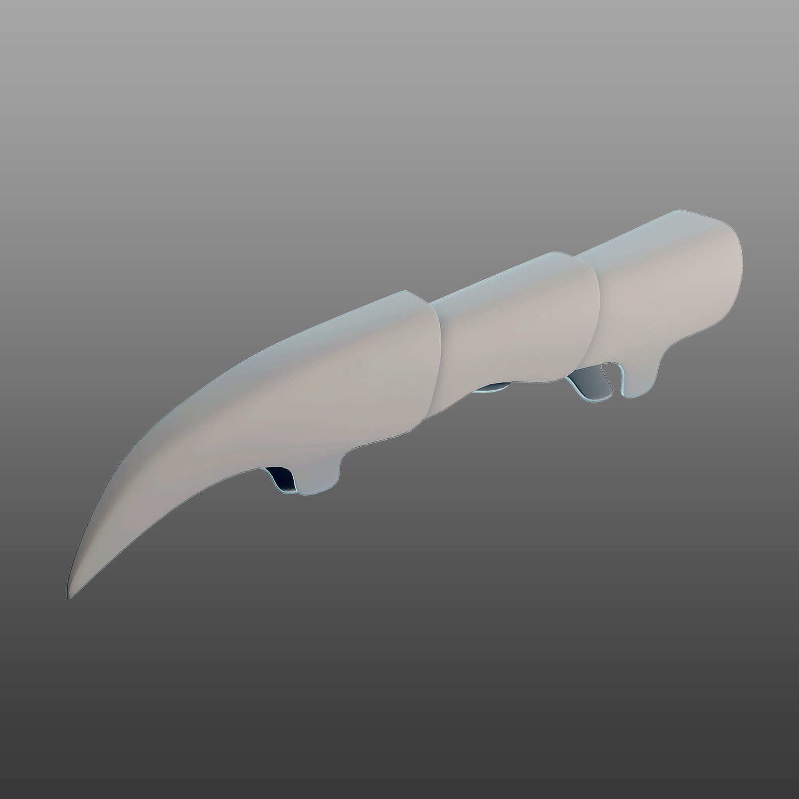 Detailed articulated Finger Claw 3D model Etsy