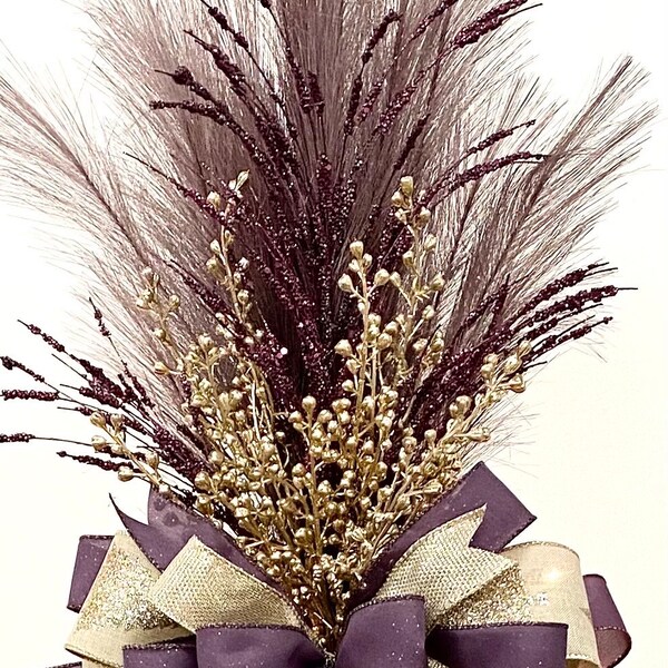 Pampas Grass Christmas Trees Etsy