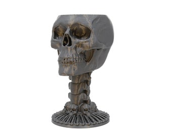 Gotische schedelkelk | 3D-geprinte kelk - Print een steen