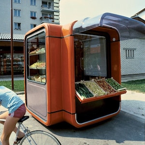 K67 Kiosk | Mini Desktop Kiosk | Yugoslavia Kiosk | Yugonostalgia | Inspired by Saša J. Mächtig | Print-A-Brick