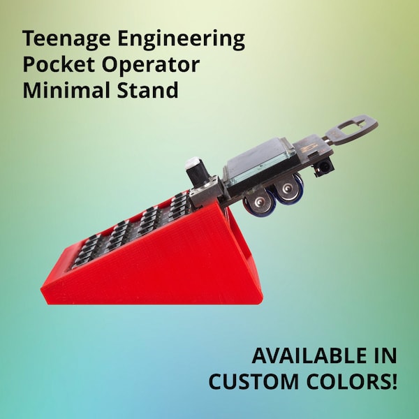 3D Printed Minimal Stand for Teenage Engineering Pocket Operato | Personalised Stand | 3D Printed Stand | Holder | Print-A-Brick