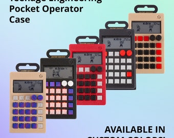 Case voor Teenage Engineering Pocket Operator | Gepersonaliseerde zaak | 3D-geprinte behuizing | PO-behuizing | Print-A-Brick