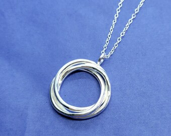 Sterling Silver Eternity Pendant