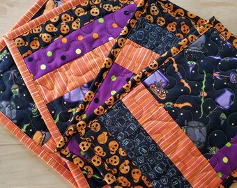 Alfombra de taza de Halloween, estera de aperitivos, edredón miniatura, cerveza de brujas