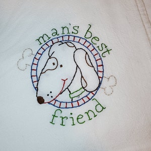 Family Pet Tea Towel - Flour Sack Towel - Kitchen Kitch