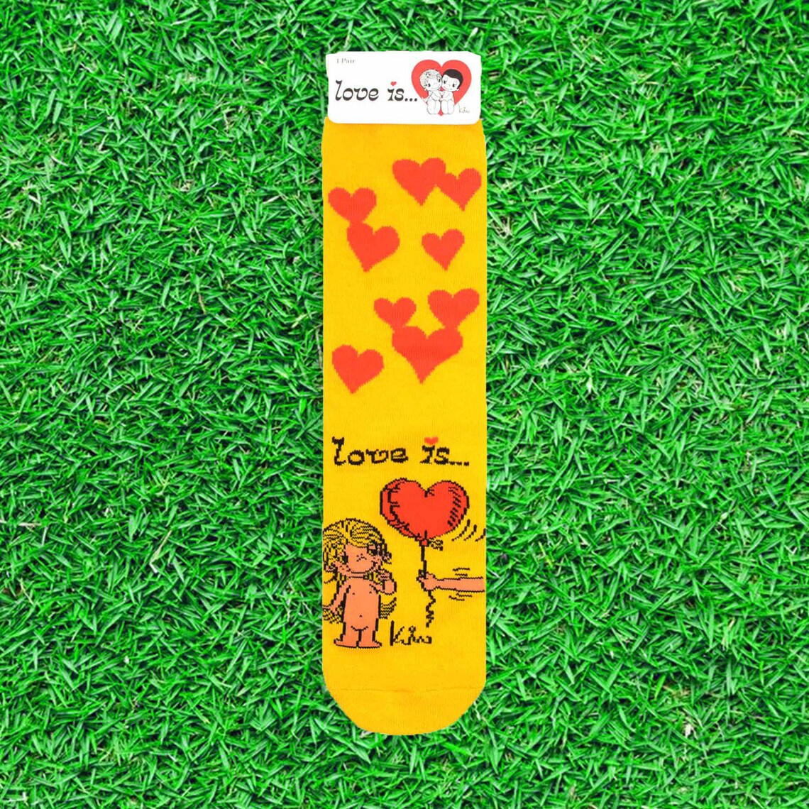 Love Is... Magical Socks valentines Sockscouple Socks Etsy UK