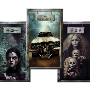 Laminiertes Tarot Tarot Deck Reiter der Apokalypse | 78 laminierte Karten