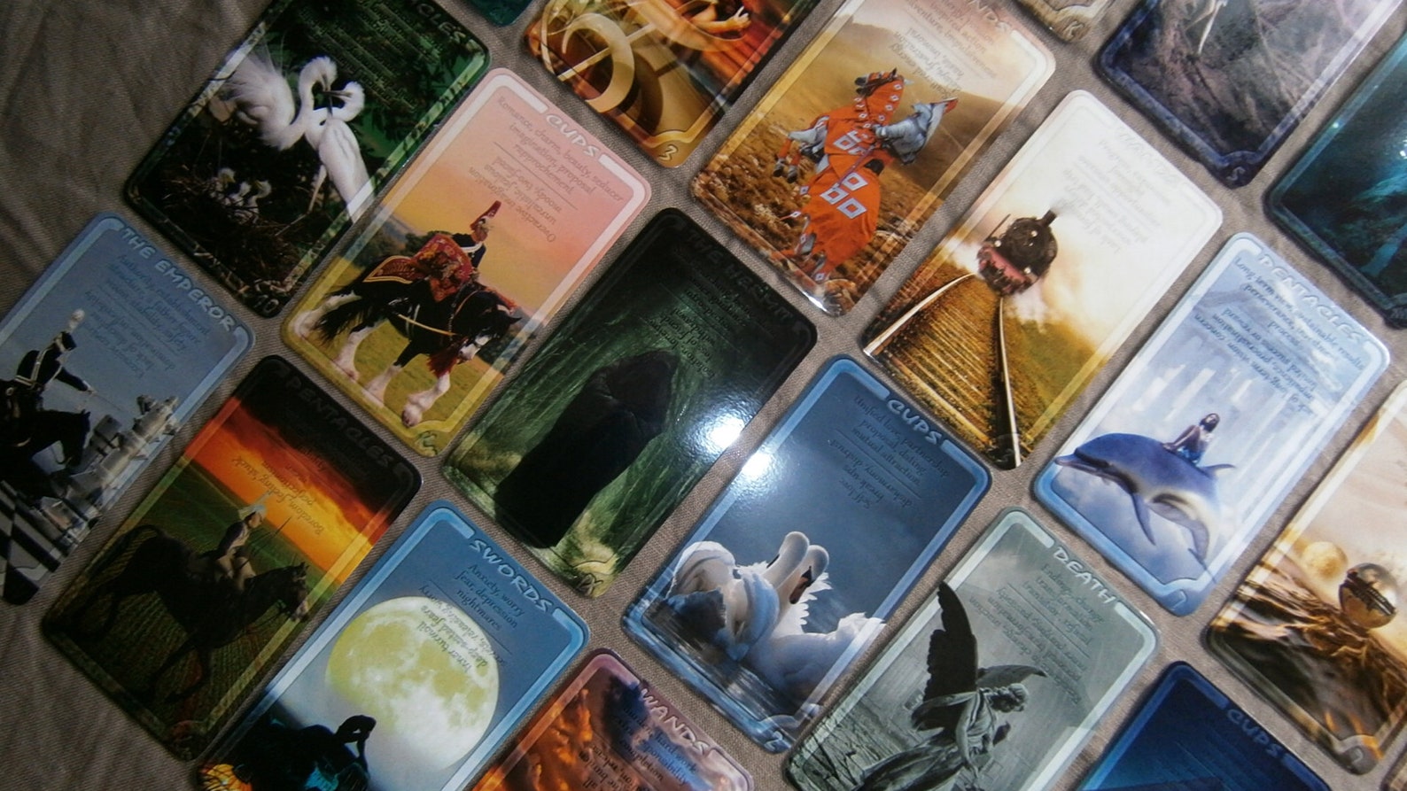 Laminated Tarot Deck Between the Worlds Series 78 Laminated Etsy