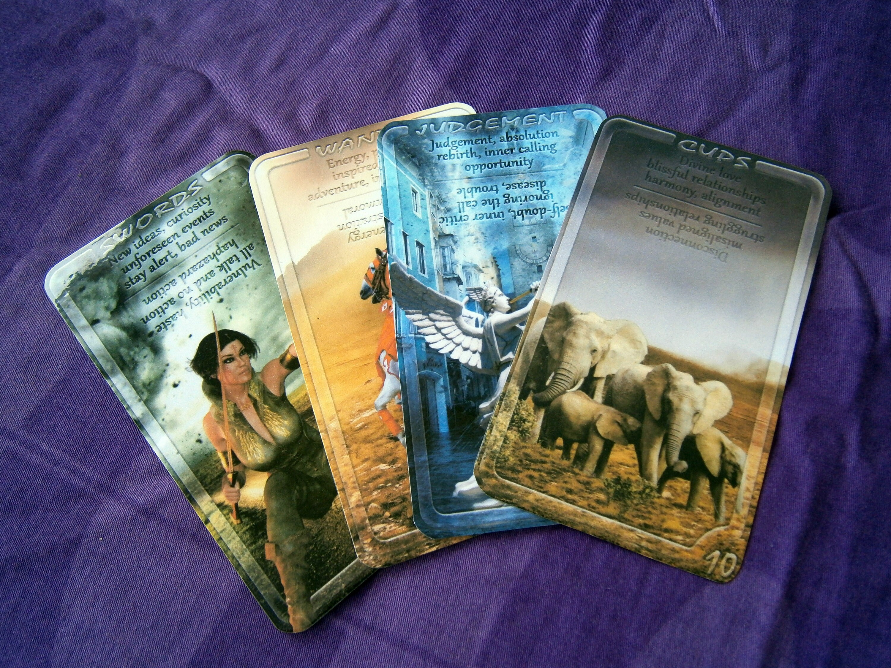 Laminated Tarot Deck Between the Worlds Series 78 Cards With Etsy