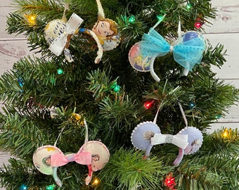 Disney Princess Inspired Ear Christmas Ornaments