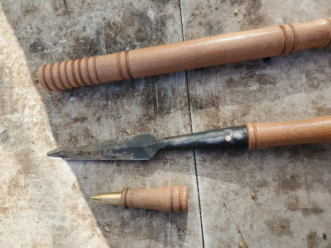 Utility hiking pole / throwing spear / large knife | Etsy