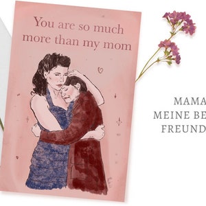 Muttertagskarte Beste Freundin Gilmore Girls