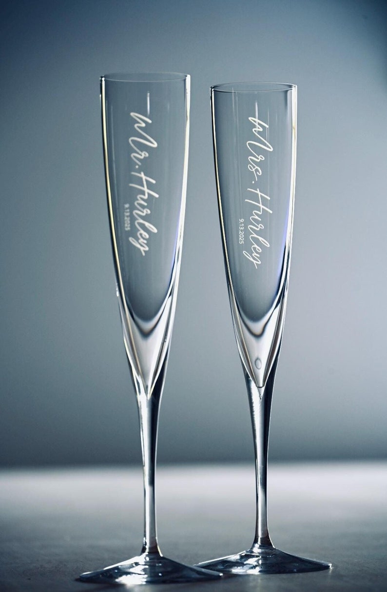 Waterford Elegance Trumpet Champagne Flutes