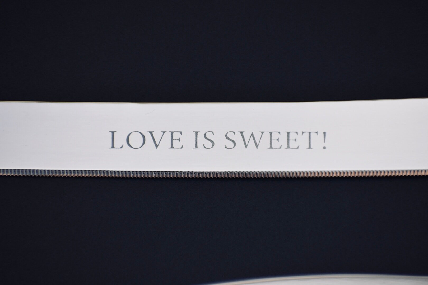 Rose Gold Cake Cutter Set of TWO Personalized Wedding Couples Etsy