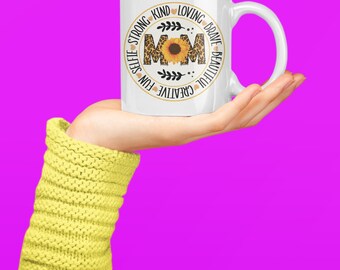 Mother's Day Mom Adjective 15oz Mug