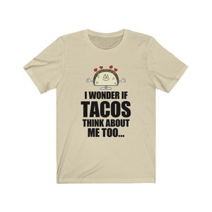 レディースファッション I Wonder If Tacos Think About Me Too Shirt Funny Taco T-Shirt Amazon.com: Funny Taco Shirt I Wonder If Tacos Think About