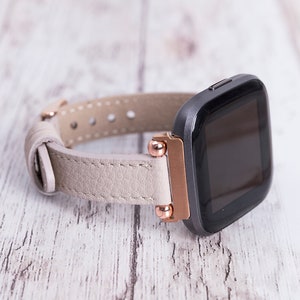 Leather Fitbit Versa 1 2 3 4 Sense and Sense2 Watch Band Strap Gift for Her Merry Gift
