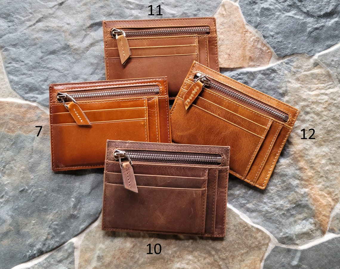 Personalized boutique card holder Small card case for women Etsy