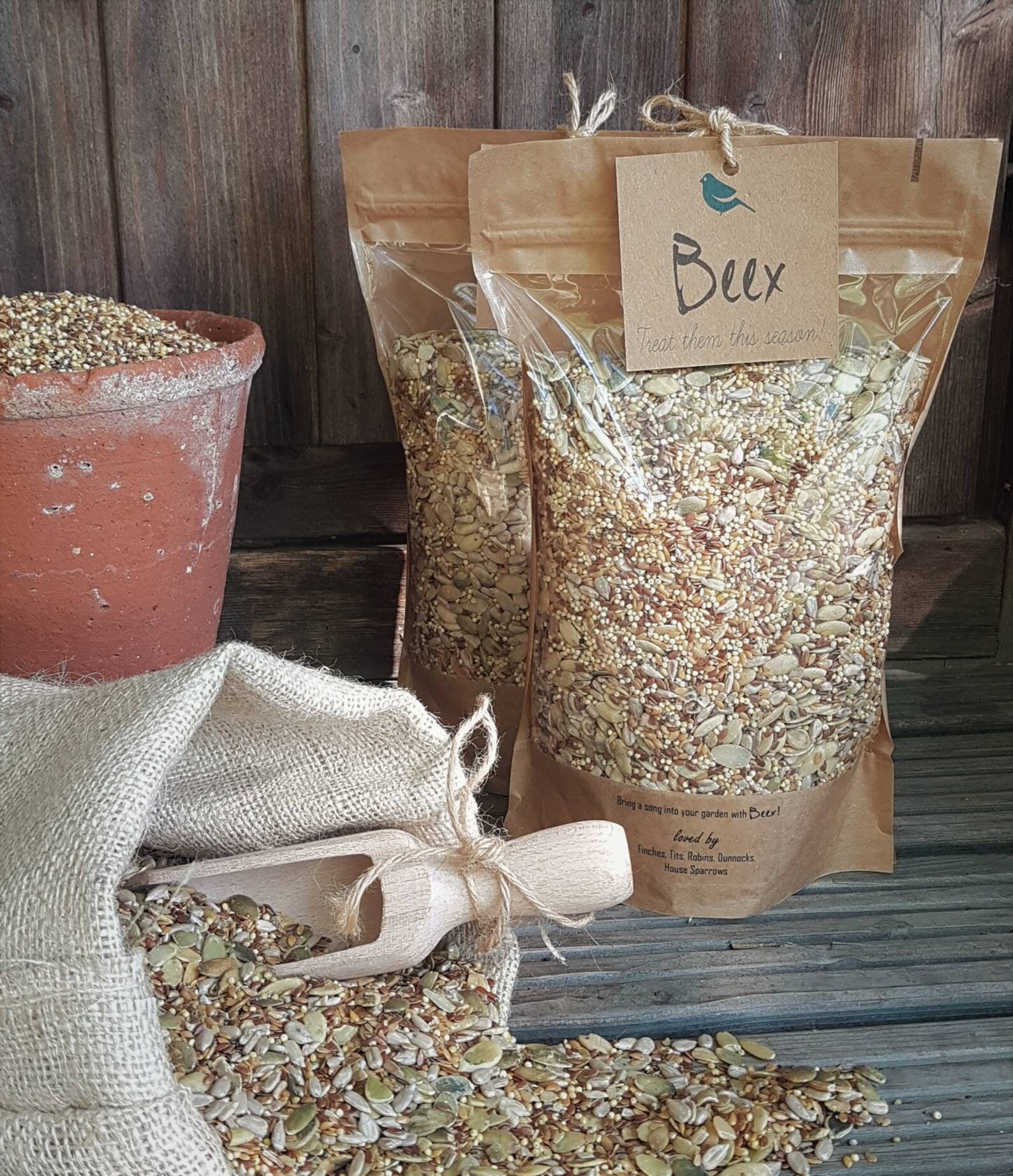 Beex Wild Garden Bird Seed Feed High Quality No Wheat Seed Etsy