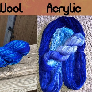 Yarn Is Life hand dyed yarn wool, cotton, acrylic image 4