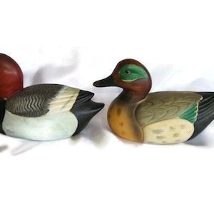 Vintage BALOS Decoy Decorative Ducks