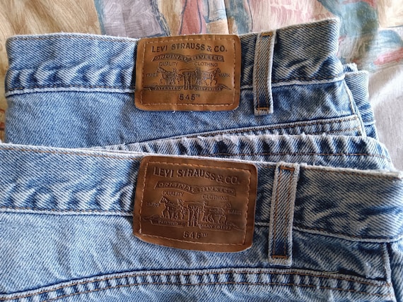 Vintage Levis Men 545 Jeans Loose Fit Tapered Leg Orange Tab Size