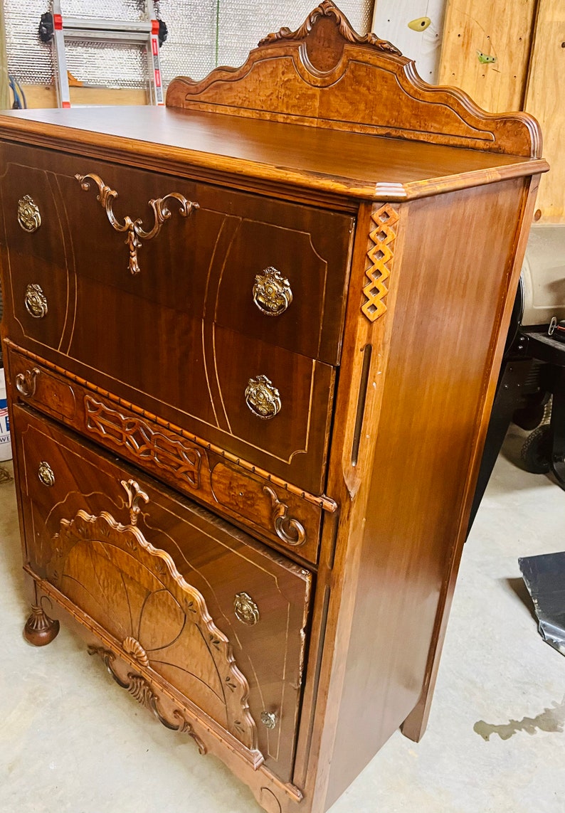 Art Deco Style Dresser Etsy