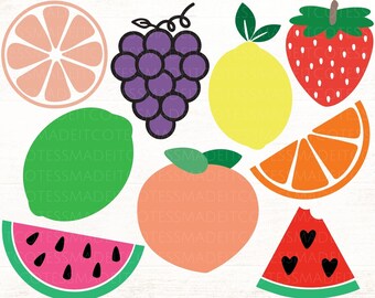 Summer Fruit Svg Etsy