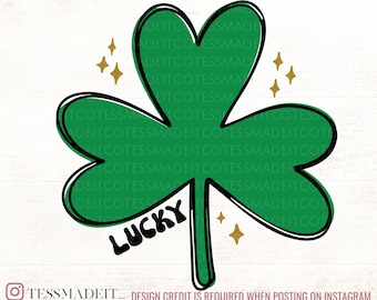 St. Patricks Day SVG - Lucky SVG - Shamrock SVG - St. Patricks Day Png - Clover Svg For Cricut Crafters