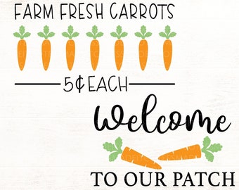 Bienvenido a nuestro parche SVG - Farm Fresh SVG - Signo de bienvenida de primavera Svg - Jardín Svg - Signo de granja SVG para artesanos de Cricut