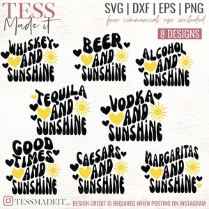 Alcohol SVG Bundle – Libbey Glass SVG Bundle – Day Drinking Svg – Beer SVG - Whiskey Svg for Cricut crafters