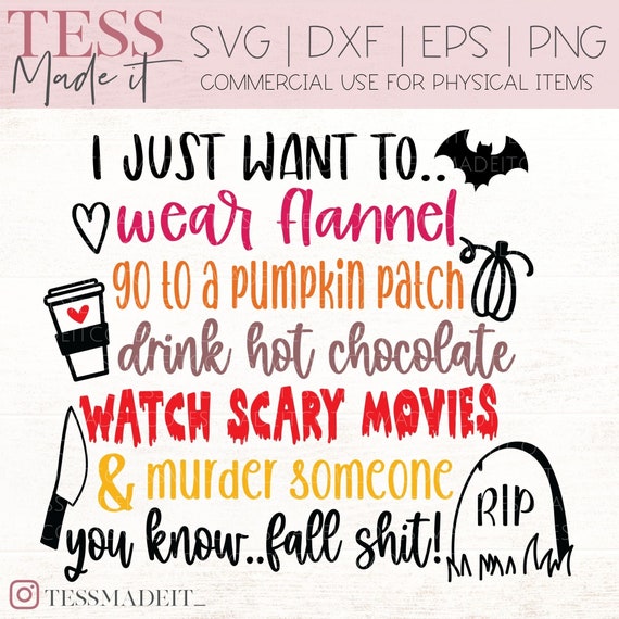 Spooky Season SVG - Autumn SVG - You know Fall Shit Svg - Funny Halloween Shirt SVG File For Cricut Crafters