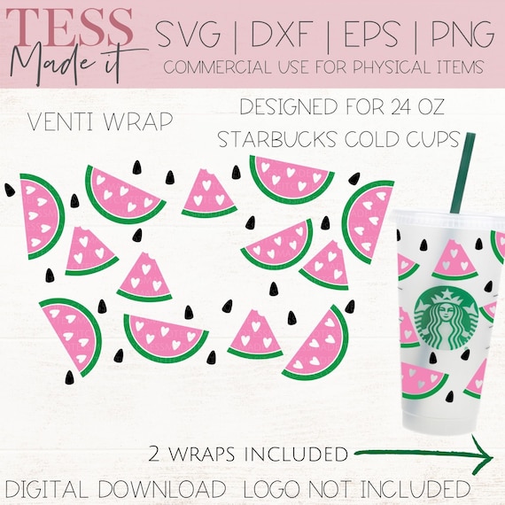 Summer Vibes Venti Cup 24 Oz,Svg for cricut Summer Starbucks SVG Watermelon Starbucks Cup SVG Watermelon Svg For Starbuck Cold Cup 24oz