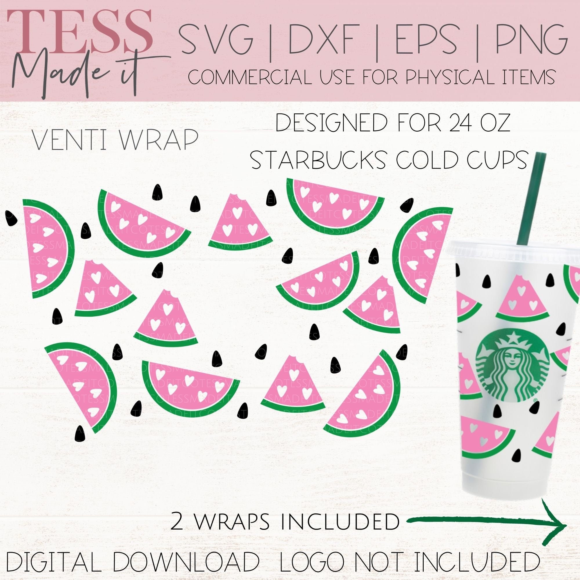 Download Summer Starbucks SVG Watermelon Starbucks Cup SVG | Etsy
