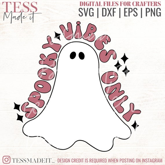 Ghost SVG - Spooky SVG - Halloween Shirt SVG - Coffee Mug Svg - Spooky Season Svg for Cricut Crafters | Fall Designs svg png dxf eps