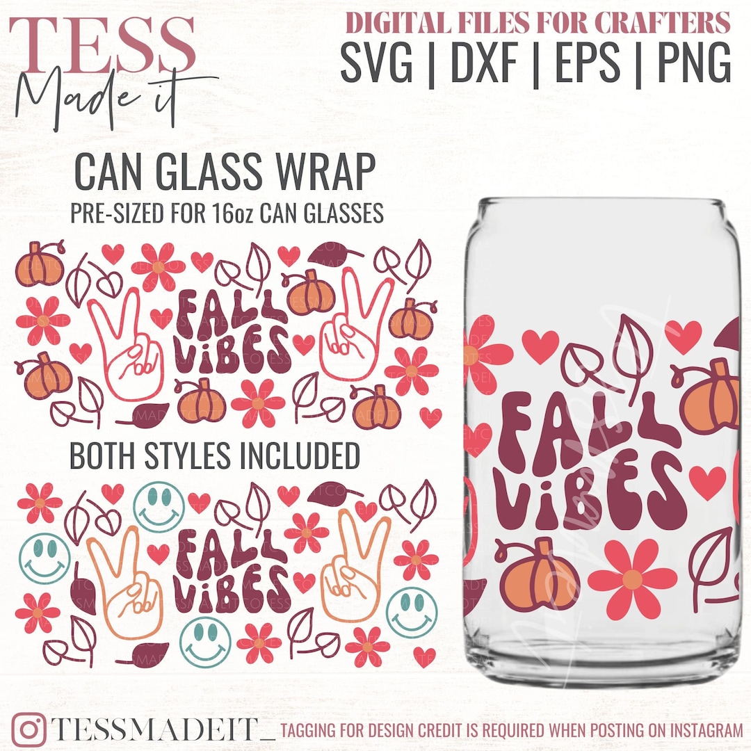Libbey Glass SVG Fall Libbey SVG Fall Can Glass Svg Fall - Etsy